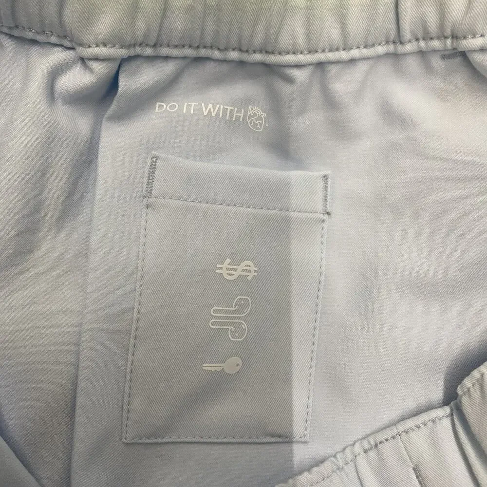 FIGS Tansen Jogger Scrub Pants Mens Blue S Tall Drawstring Pocket PO 5677 NWT